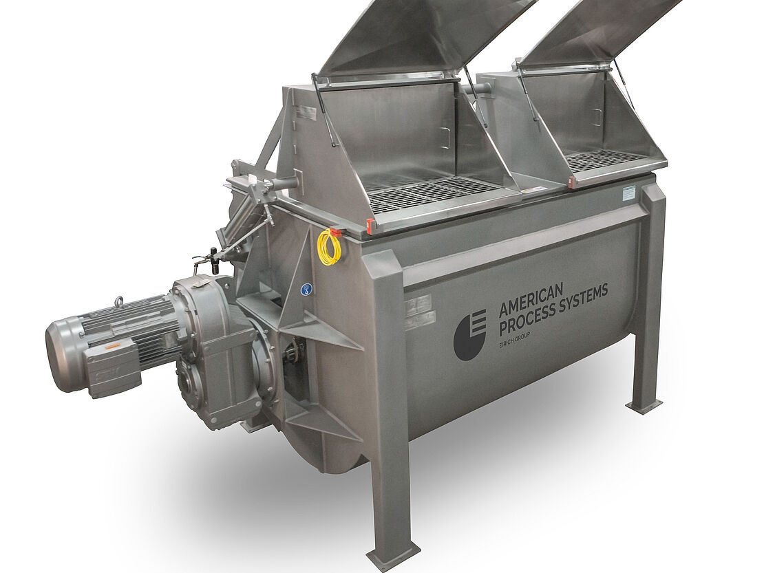 Sanitary horizontal blenders from American Process Systems 